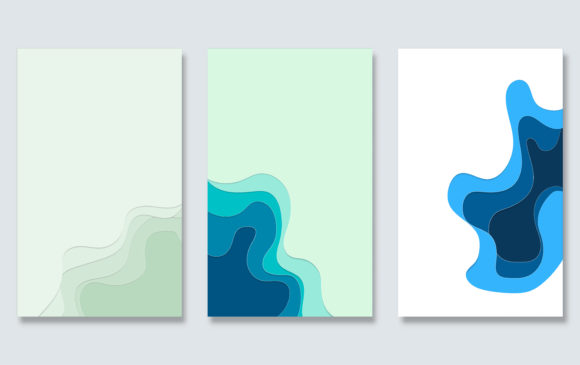 Abstract Paper Cut Background for Modern Design
