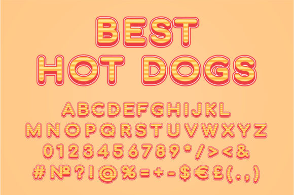 Best Hot Dogs Header Vintage Alphabet: A Retro Design Revolution