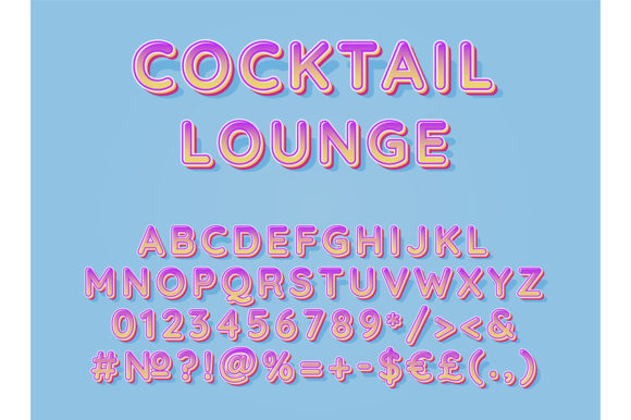 Cocktail Lounge Header Alphabet Set: A Strategic Asset for Vintage Branding and Creative Direction
