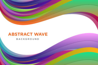 Colorful Wave Background for Dynamic Design