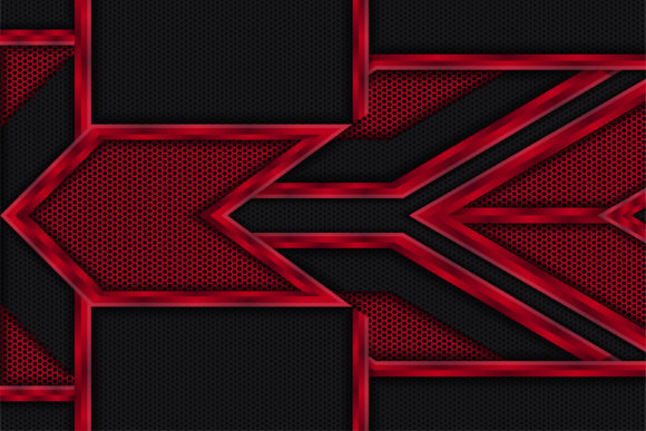 Red Black Hexagon Background: Integrating Futuristic Design into Professional Workflows