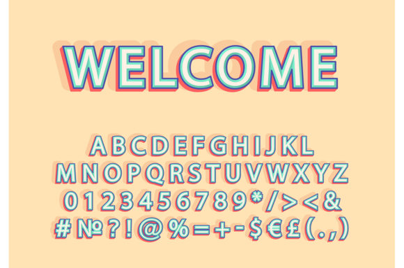 Reviving the Retro: Why the Welcome Header Vintage 3D Vector Alphabet Set is a Game-Changer for Modern Design
