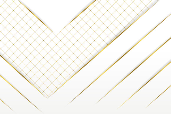 White Gold Geometric Background for Premium Design